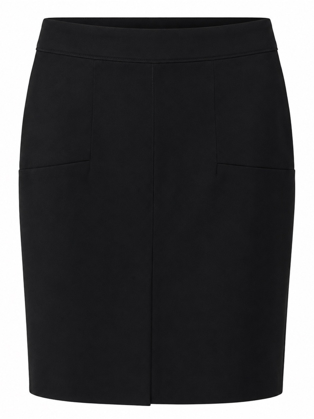 H&M Black Pencil Skirt Womens Size 8 100% Polyester Made In China
